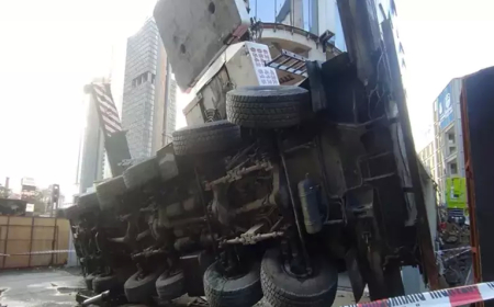 Şişli’de İnşaat Vincinin Devrilmesi Panik Yarattı: Öğrenci Yurduna Çarptı