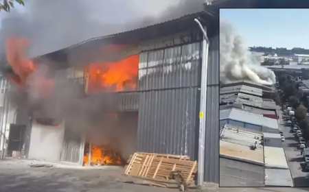 Beylikdüzü OSB’de Fabrikada Yangın Çıktı