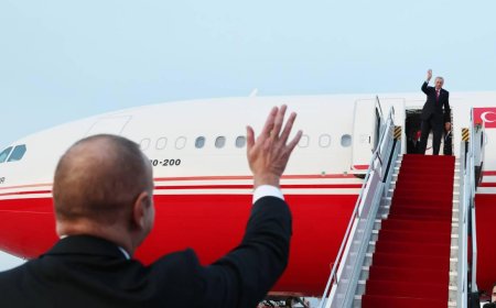 Cumhurbaşkanı Erdoğan, TDT 12. Zirvesi İçin Azerbaycan’a Gitti