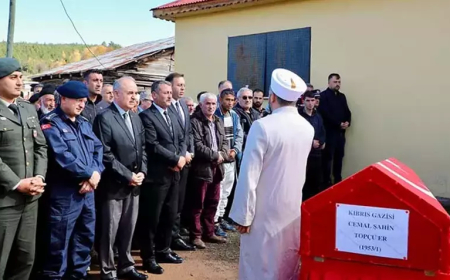 Ordu’da Kıbrıs Gazisi Cemal Şahin Son Yolculuğuna Uğurlandı