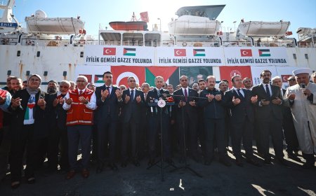 Gazze’ye Yardım Eli: Türkiye’nin 17. İyilik Gemisi Mersin’den Yola Çıktı