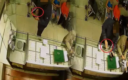 Samsun’da Kuyumcudan 50 Gram Altın Çalan Hırsız Yakalandı