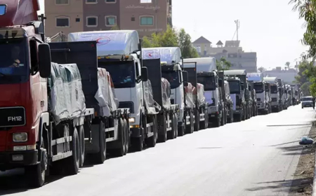 Gazze’ye ateşkesten bu yana sadece 986 yardım tırı girebildi