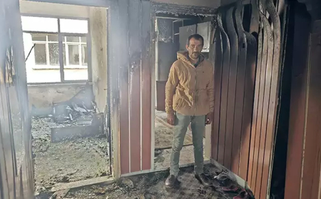 Kayseri’de Yangın Evini Küle Çevirdi: Baba Hayırseverlerden Yardım Bekliyor