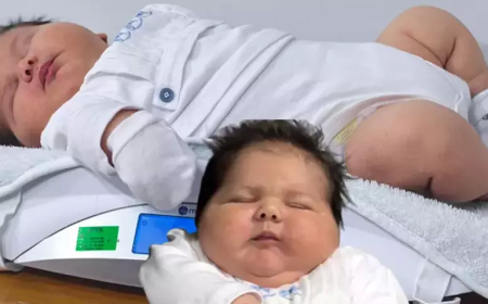 Bursa İnegöl’de 6,15 Kiloluk Dev Bebek Dünyaya Geldi