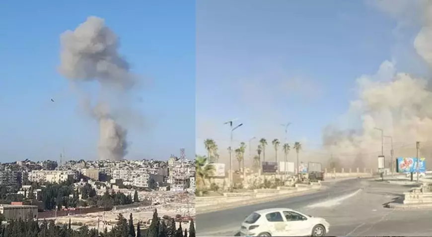 Halep’te Eşrefiyye Mahallesi’nde Şiddetli Patlama