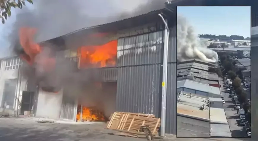 Beylikdüzü OSB’de Fabrikada Yangın Çıktı