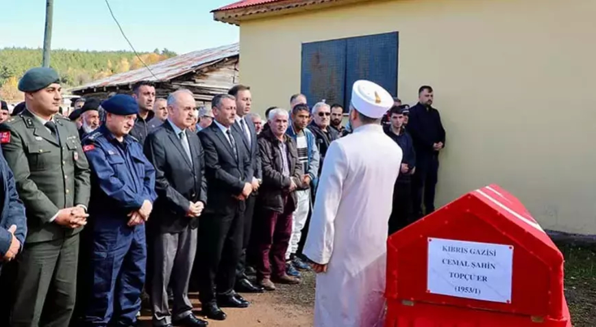 Ordu’da Kıbrıs Gazisi Cemal Şahin Son Yolculuğuna Uğurlandı