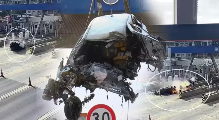 Arnavutköy’de Bariyere Çarpan Otomobil Alev Aldı: Sürücü Hayatını Kaybetti