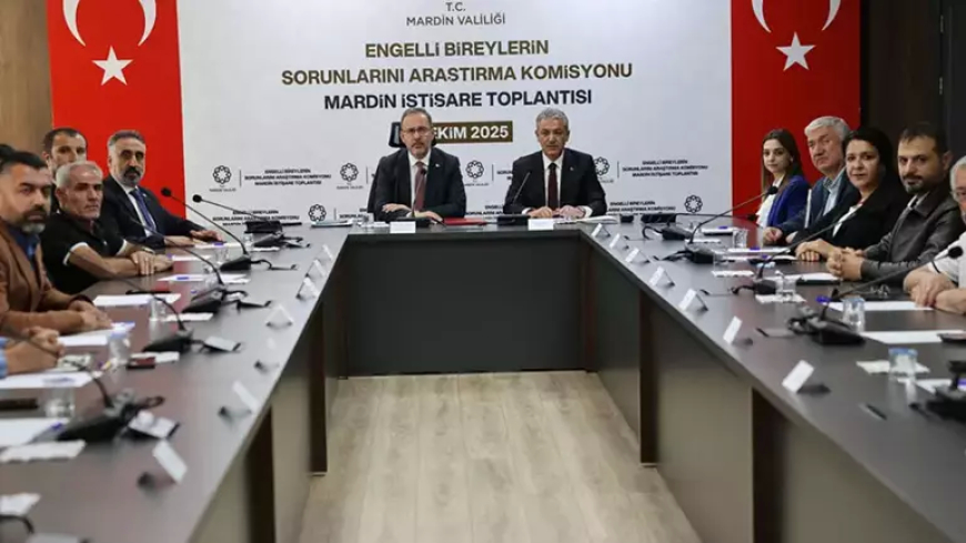 TBMM Engelli Bireylerin Sorunlarını Araştırma Komisyonu Sahada: İlk Durak Mardin