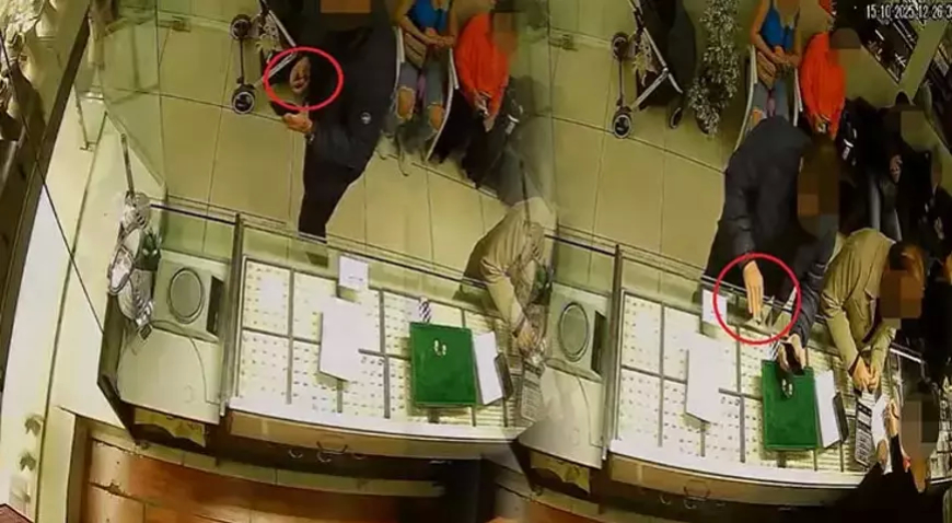 Samsun’da Kuyumcudan 50 Gram Altın Çalan Hırsız Yakalandı