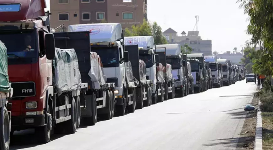 Gazze’ye ateşkesten bu yana sadece 986 yardım tırı girebildi