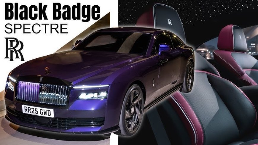 Rolls-Royce Black Badge Spectre Türkiye’de Sahneye Çıktı