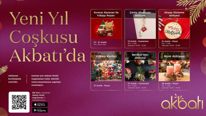 Akbatı, Yeni Yıl Etkinlikleri ve Mobil Kampanyasıyla Ziyaretçilerini Karşılıyor
