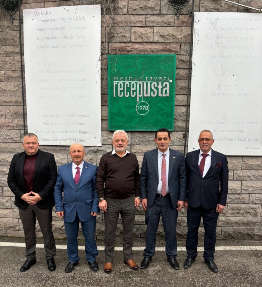 Harun Cansız’a Ankara’da Gümüşhaneli Muhtarlardan Anlamlı Ziyaret