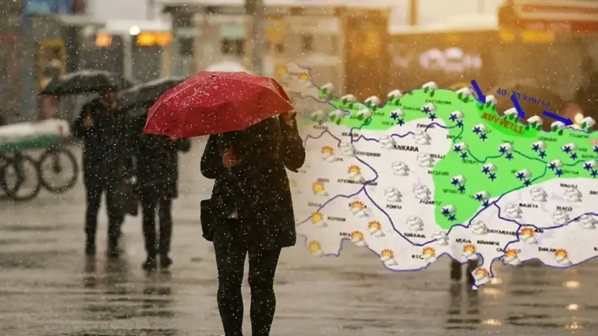 Meteoroloji’den 8 ile sarı alarm: Soğuk hava ve kuvvetli yağış kapıda