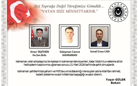 Katar’da Askeri Helikopter Kazası: 3 Türk Personel Şehit Oldu