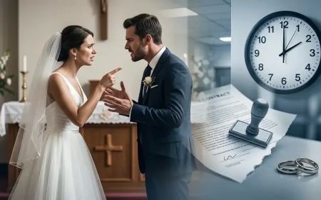 Kuveyt'te Rekor Boşanma: 3 Dakikalık Evlilik Damadın Tek Sözü Yüzünden Bitti!