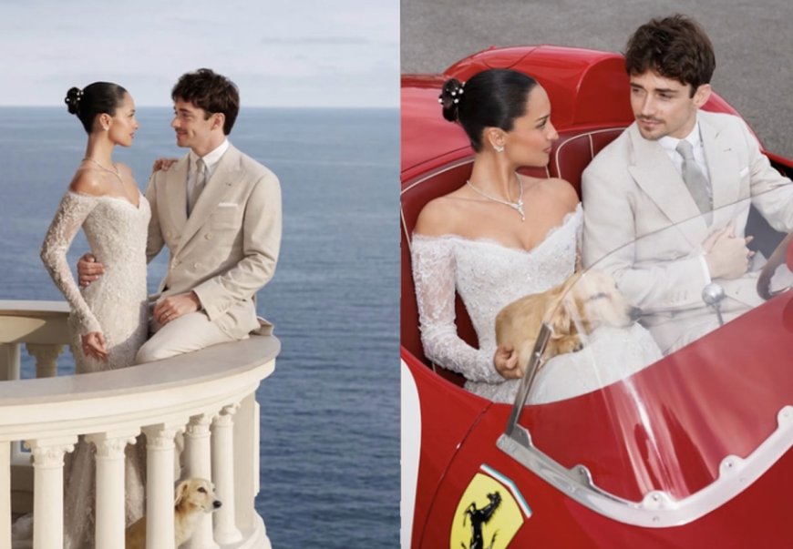 Charles Leclerc, Kız Arkadaşı Alexandra Saint Mleux ile Evlendi