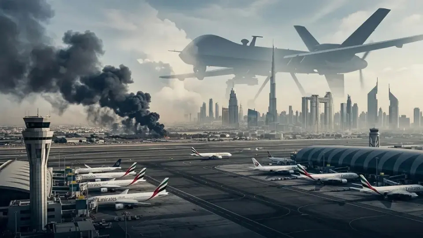 Orta Doğu’da Gerilim Artıyor: Dubai Havalimanı’nda Uçuşlar Geçici Olarak Durduruldu