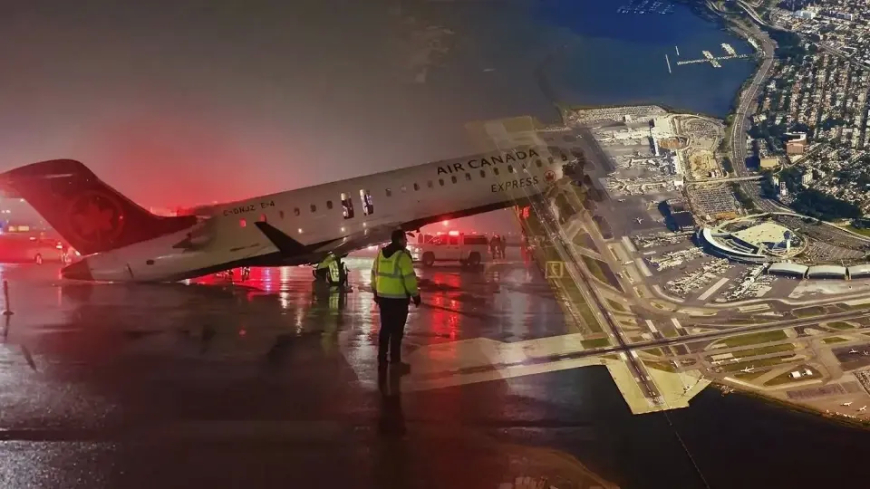 New York’ta Havalimanında Facia: Yolcu Uçağı ile İtfaiye Aracı Çarpıştı!