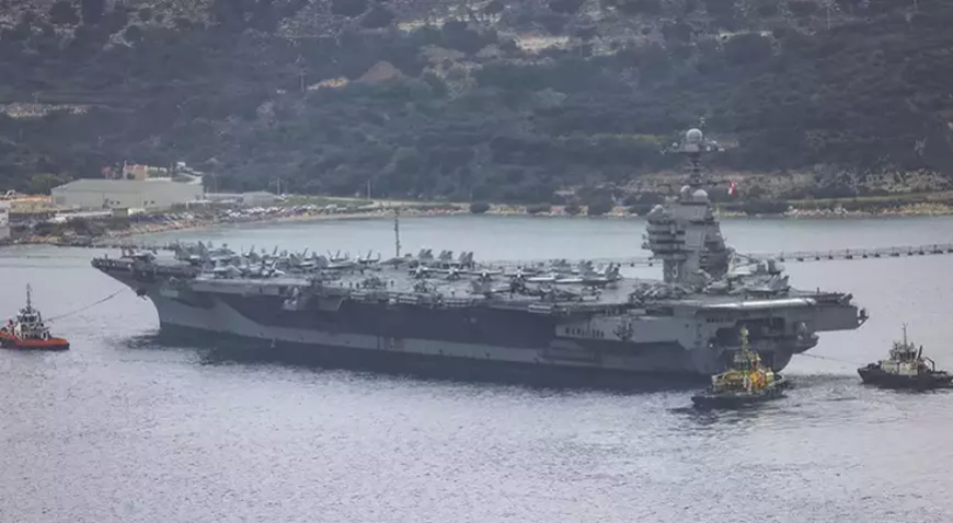 Milyar Dolarlık "Yüzen Kale"de Büyük Çatlak: USS Gerald R. Ford Girit'e Neden Çekildi?