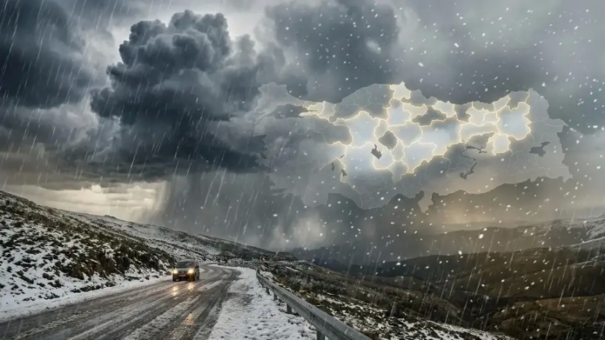 Kış Geri Dönüyor: 18 İlde "Turuncu" Alarm Verildi, Kar ve Sağanak Kapıda!