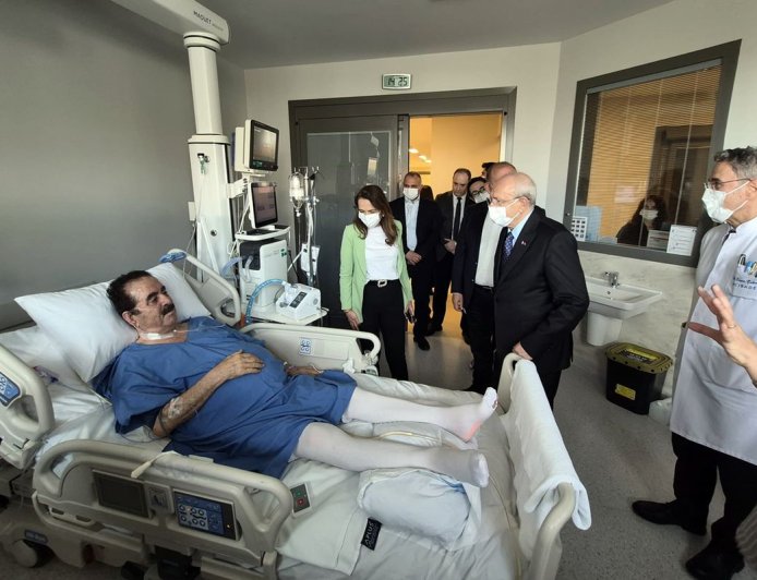 Kılıçdaroğlu’ndan Tatlıses’e Hastane Ziyareti: Siyaset ve Sanat Dünyası Bir Arada