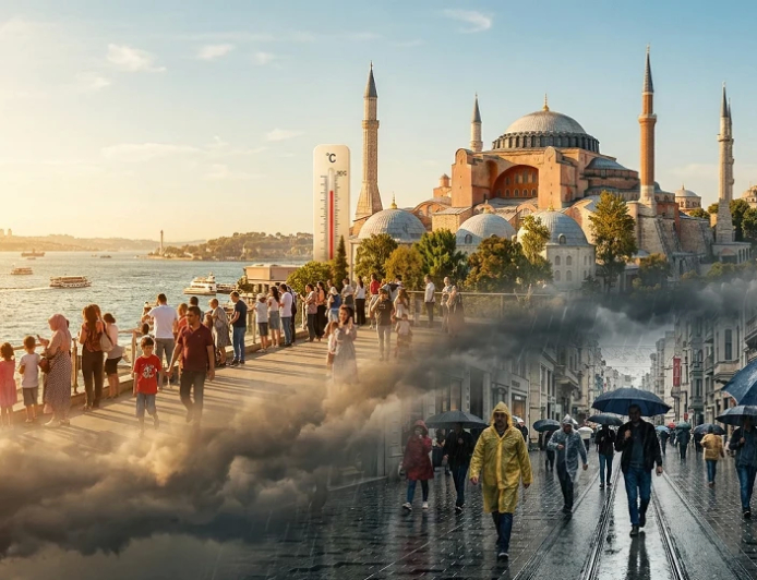 İSTANBUL'DA BAHAR HAVASI KISA SÜRECEK: 1 MAYIS İÇİN "SERT DÜŞÜŞ" UYARISI