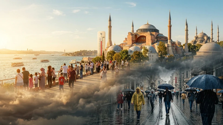 İSTANBUL'DA BAHAR HAVASI KISA SÜRECEK: 1 MAYIS İÇİN "SERT DÜŞÜŞ" UYARISI