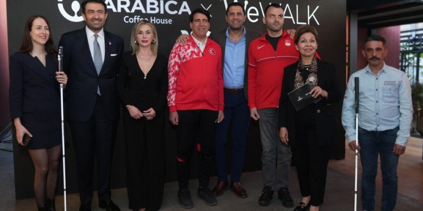 Arabica Coffee House ve WeWALK’tan Görme Engelli Sporculara "Akıllı" Destek