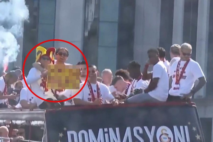 Galatasaray'da Şampiyonluk Kutlamaları Başladı: Torreira ve Yunus'tan Dikkat Çeken Pankart