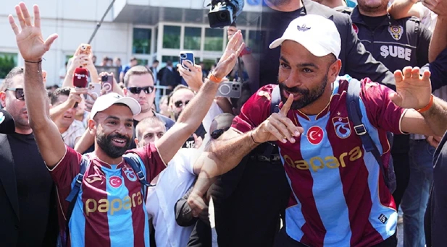 MOHAMED SALAH İSTANBUL'A GELDİ! TRABZONSPOR'DA İMZA GÜNÜ